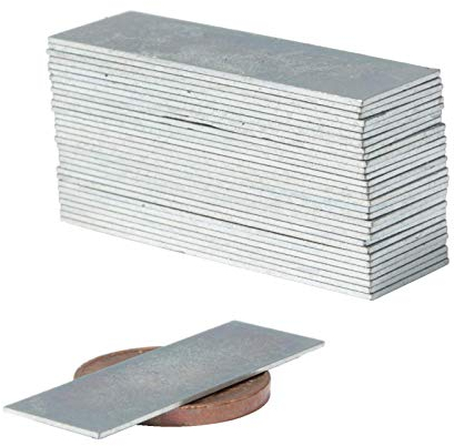 Neodym Magnete Extra Stark Quader 30x10x0,5mm - Powermagnet - Neodym Magnet 30mm - Quadermagnet 30 x 10 x 0,5 mm - N52 Stark Neodym-Magnete (20 Stück)