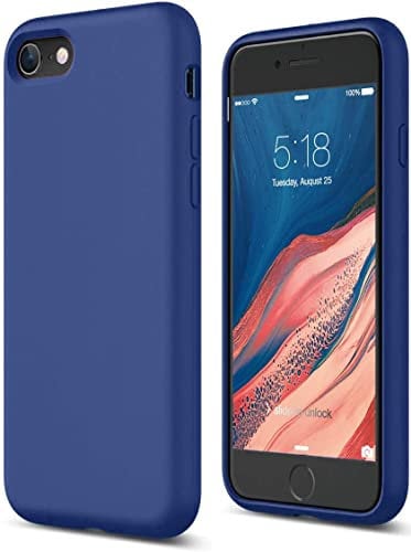 Silicone Matte TPU Case Cover For Apple iPhone 6/6s (Blue)