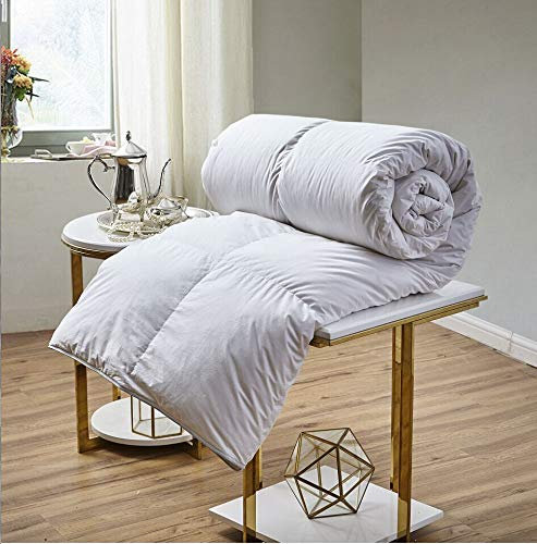 Entenfedern Daunendecke S-King Quilt 13,5 Tog Luxus Tröster Deluxe Bettdecke Beste Hotel-Qualität, super weich, warm und gemütlich, antiallergen, computergesteppte Konstruktion, selbstpaspelierend