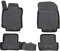 WALSER XTR Gummi Fussmatten Auto für Renault Clio 3 01/2005-12/2014, Clio 3 Grandtour 2007-2012, 100% passgenaue Auto Fußmatten, robuste Universal Fußmatte Auto, Gummimatten Auto