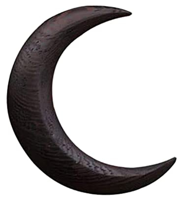 Fourchette à cheveux en croissant de lune sculptée à la main, 1 bâton à cheveux en lune pour femme, épingle à cheveux en bois en croissant de lune, barrettes en croissant de lune, épingle à cheveux