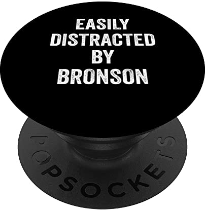 Leicht abgelenkt von Bronson, lustiger Bronson PopSockets mit austauschbarem PopGrip