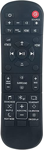 ALLIMITY Replace Remote Control fit for JBL Soundbar Bar 9.1, Bar 5.1, Bar 2.1, Bar 2.0 Channerl Surround