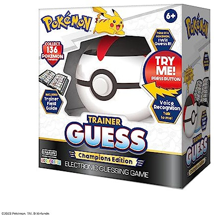 Pokémon Trainer Guess-Champions Edition Game. Los Mejores Entrenadores de Kanto a Galar. A Partir de 6 años, Color Blanco, Medium (Zanzoon 1123131)
