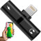 Retoo Audio Splitter Smartphone Adapter 2-in-1 Headphone Musik Kopfhörer Ladeanschluss Kompatibel mit Phone 6 7 8 X 11 12 13 Pro Digital Connector