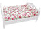 Hilai Miniaturmaterial, Miniatur Sachen, Puppenbett Miniatur Schlafzimmer Möbel winziges Doppelbett Puppenhaus Ornament Kinder DIY Spielzeug