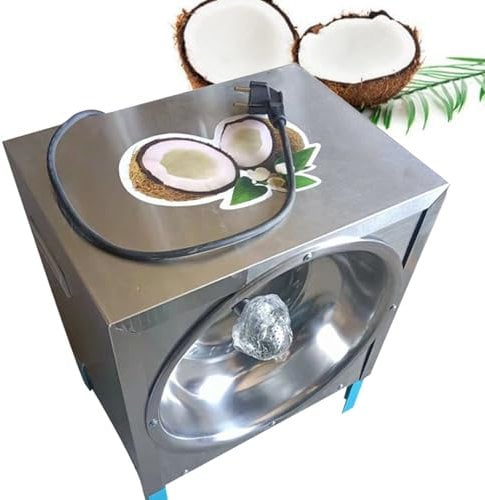 SACLMD Electric Coconut Planer,Coconut Scraper Coconut Meat Shredder Blade Grater Commercial Removal Knife 300W,Coconut Grinder,220V