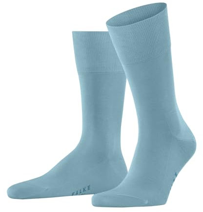 FALKE Men's Tiago M So Fil D'Écosse Cotton Plain 1 Pair Socks, Turquoise Key Largo 6852, 8.5-9.5