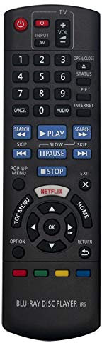 N2QAYB001029 Replacement Remote Control Applicable For Panasonic Blu-Ray Recorder DMP-BD84,DMP-BD843,DMP-BDT165,DMPBDT167,DMP-BDT167,DMP-BDT166,DMP-BDT168,DMP-BD83,DMP-BD833,Compatible N2QAYB001026