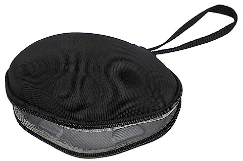 SEWACC Durable Wireless Mouse Case for Resistant Cordless Mouse Storage Pouch with Long Lanyard Lightweight Protective Cover for Travel and Outdoor Use Black