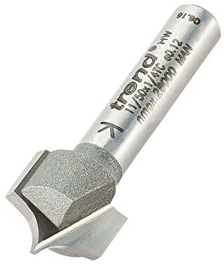 Trend Professional Panel Mould Router Cutter Bit, 1/4 Inch Shank, 13mm Cut Diameter, 12mm Cut Length, 4mm Radius, 11/50X1/4TC