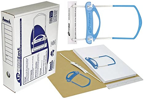Arnos 276102 LP Tubefast File Fastener Self-adhesive 3 Part Ref F502CB [Pack of 100]