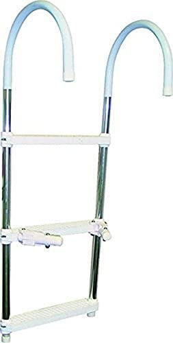 SeaSense Boat Ladder (3 Step), 15W x 37H, Silver/White