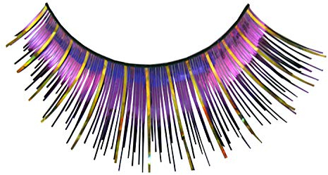 EULENSPIEGEL Wimpern holographisch pink/silber