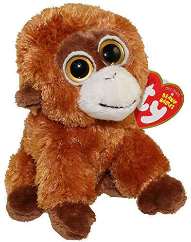 TY 7142067 - Sweetheart - Orang-Utan braun, 15 cm, Beanie Babies