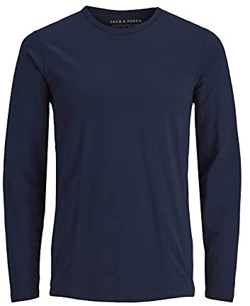 Jack & Jones Men Longsleeves Basic Blue XXL
