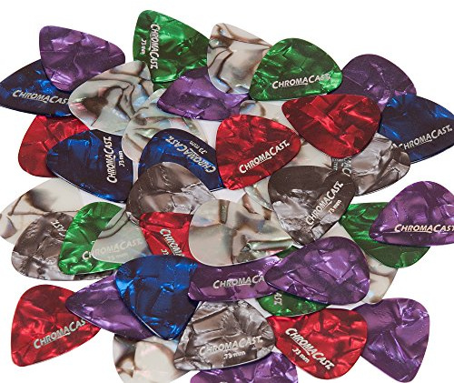 ChromaCast Celluloid Guitar Picks, 50 Pack