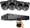 ANNKE E200 Home Security Camera System 8 Channel 3K Lite H.265+ DVR and (4) HD 1080P CCTV Dome Cameras, Human & Vehicle Detection, Smart Playback, Instant email Alert with Image, No Hard Drive