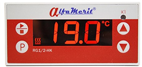 Digital Temperatur Regler, KTY, PT100 & PT1000, Relais