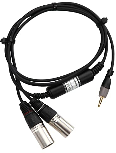 Pronomic ANE10-1.5JX Audio Noise Eliminator Kabel Klinke/XLR (Entstörkabel, Impedanz: 600 Ohm, Durchschlagfestigkeit: 500 V DC, Länge 1,5 m), schwarz