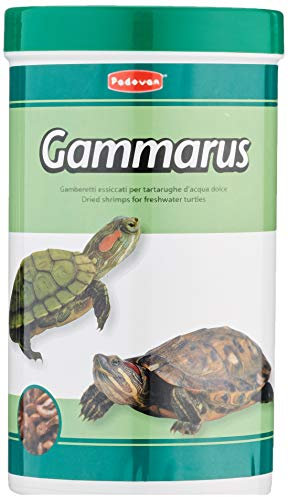 Padovan Gammarus - Alimento per Tartarughe d'Acqua Dolce - Gamberetti Piccoli Essiccati - 130 g