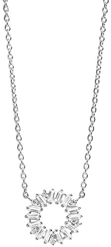 SIF Jakobs Damen-Ketten mit Anhänger 925_Sterling_Silber SJ-C0162-CZ