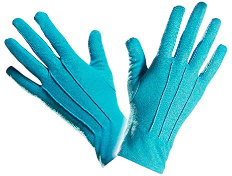 PARTY DISCOUNT® Handschuhe, türkis, one Size