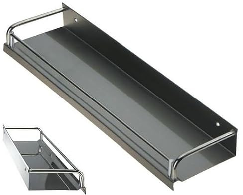 ONPIRA Edelstahl Küchenregal Gewürzregal in 3 Ausführung und in 10 Größen von 25-120cm zum auswählen insgesamt 30 Varianten (Modell C, 50cm)