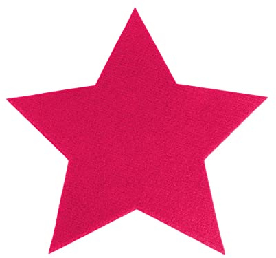 Primaflor - Ideen in Textil Tisch Platzset Weihnachtstischdekoration RevExpo Stern - Pink 16,5 cm, Untersetzer, Platzdeckchen
