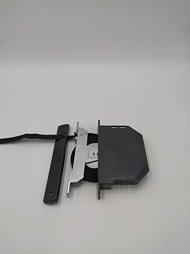 Recogedor de empotrar en guía con Cinta de 16mm (Negro)