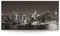 Wandbild Skyline New York Manhatten Night - 180cm x 90cm Leinwand auf 4cm Keilrahmen