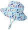 Sombrero de Sol para Bebé Niña Ajustable Gorro Verano de Pescador para Niños ala Ancha Sombrero Bob Protección Solar UPF 50 para Exteriores Natación Playa Piscina (Azul Caballo de mar)