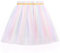 Kleinkind Kinder Mädchen Tutu Rock Regenbogen Tütü Rock Pailletten Bunte Prinzessinrock Minirock Ballett Tüllrock Elastischer Bund Süß Lieblich für Casual Partys Feiern - Mehrfarbig Herstellergr. 110