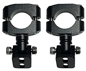 PSKOO Kompatibel mit BMW R1250GS LC R1250 R 1250 GS Adventure GSA 2019-2022 Motorrad LD Lights Bracket Zusatzscheinwerfer Nebelscheinwerfer Halterungen (Color : Noir)