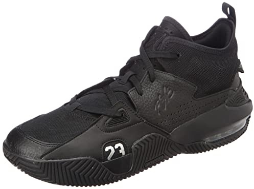 NIKE Jordan Stay Loyal 2 Men's Trainers Sneakers Basketball Fashion Shoes DQ8401 (Black/Metallic Silver 001) UK11 (EU46)