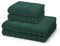 Ross - Sensual Skin - 2 X Handtuch 2 X Duschtuch im Set - 4er Pack (4er Set Moosgrün)