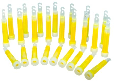 Power-Knicklicht. 4 - 25er Bulkpack Gelb (Länge 10cm Durchmesser ca.1,5 cm)
