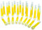 Power-Knicklicht. 4 - 25er Bulkpack Gelb (Länge 10cm Durchmesser ca.1,5 cm)
