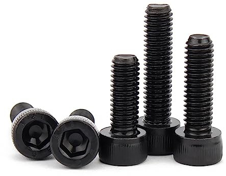 5stk M12-1.5×40mm Metrisches Feingewinde 12.9 Grade schwarz legierter Stahl Sockel Head Cap Schrauben