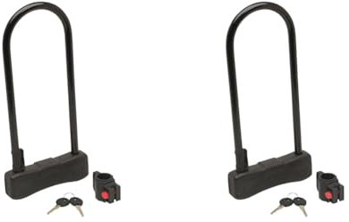 Sterling 173D Double D Lock, Black (Pack of 2)