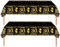 Tischdecke 30. Geburtstag Männer Frauen,2 Stück Papiertischdecke Rolle Schwarze Gold Einmal Tischdecke Party Tischdecken 30. Geburtstag Deko Tischtücher für Erwachsene 30. Geburtstags Tischdekoration