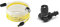 Kärcher 26431000 Tuyau d'aspiration et filtre de 5 m pour accessoire de nettoyeur haute pression, blanc, jaune & 2.643-254.0 Lance vario power 360° pour nettoyeur haute pression K2 à K7, Noir