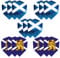 Harrows Darts Flights (15 Flights Total) I 100 Micron Dart Flights I Premium Extra Strong Made in UK I Professional (Scotland)
