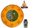 ypuxil Infrarot-Heizkissen, natürliche Jade- und Turmalin-Steine, Heizkissen für Schmerzen, intelligenter Controller mit einstellbarer Temperatur, kleines Pro 45 x 45 cm, 102 Jadesteine