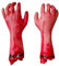 Faux bras, 2 Pièces Mains Humaines Cassées, morceaux de cadavre, sanglant bras cassé Halloween, Terreur Coupé Sanglante Faux Bras, Parties du Corps Mort, Halloween Décorations pour maison hantée