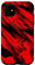 iPhone 11 Red and Black Phone Case,Cool Red Phone Cases,Black and Red Case