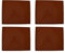 Silicone Dehydrator Mats, Set of 4, BPA- Food-Grade Fruit Dehydrator Trays with Edges, Resistant to High Temperatures for Excalibur Models (Coffee)