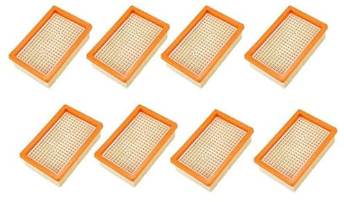 8pcs Remplacement du filtre à l'aspirateur for Karcher Plissé plat MV4 MV5 MV6 WD4 WD5 WD6 P premium WD5