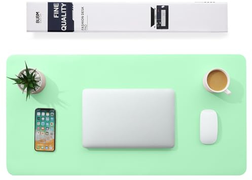 Multifunktionales Office Mauspad,BUBM 80x40cm wasserdichte Schreibtischunterlage aus PU-Leder,Ultradünnes Mousepad,rutschfeste Schreibtischmatte, für Büro und Zuhause