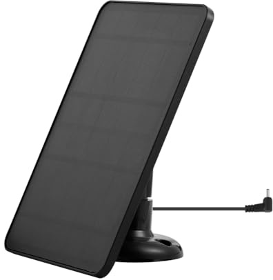 12-W-Solarpanel für Kamera, wasserdichtes Solar-Ladegerät mit drehbarer Halterung, für Spotlight Cam und Stick Up Cam